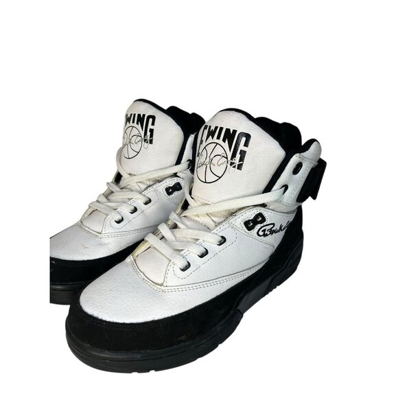 Patrick Ewing Athletics 33 Hi Sneaker Black/White/Silver Men's 7 Retro Style - Picture 2 of 16